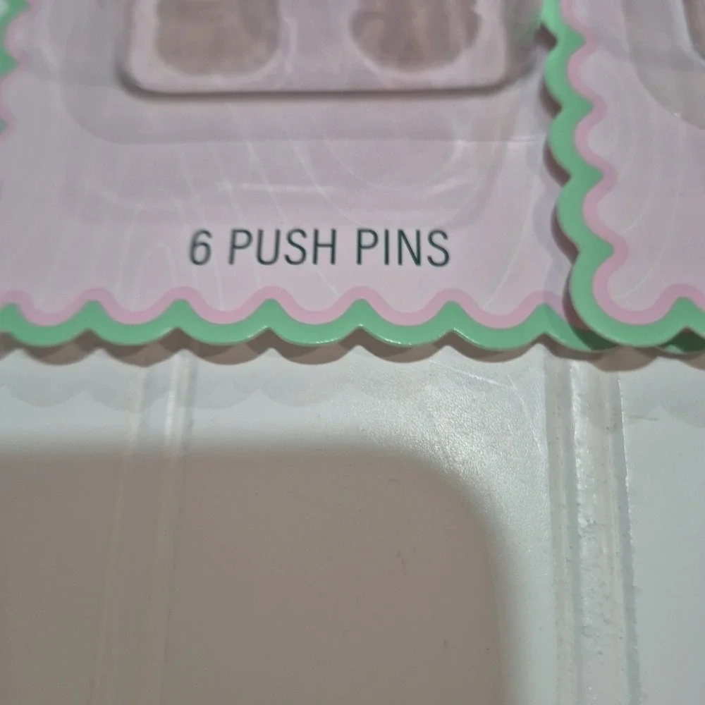 New Post-it Ladybug and Yellow Flower Push Pins 4-Pack (24 Push Pins)